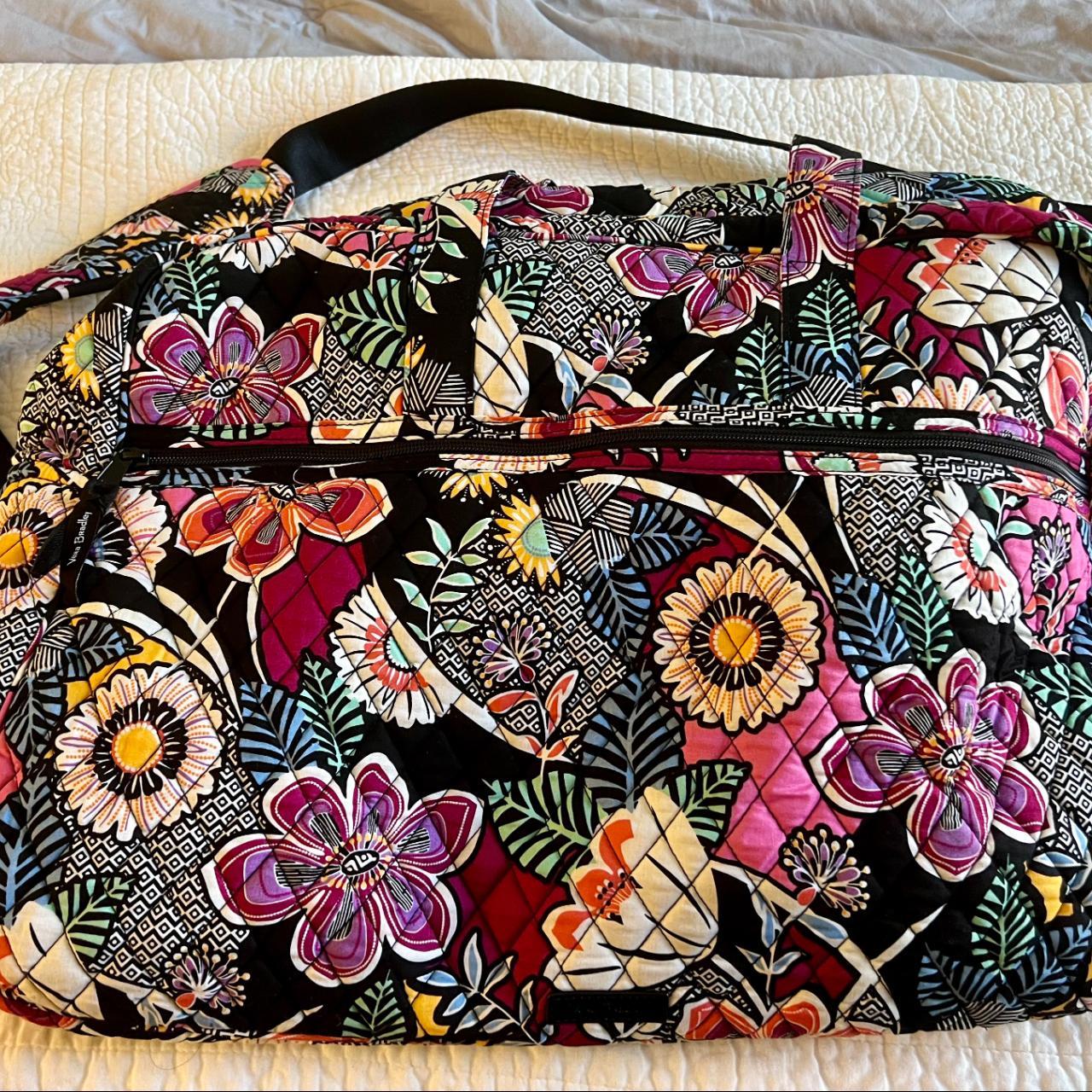 Vera Bradley Weekender Travel Bag Kauai Floral NWOT.... - Depop