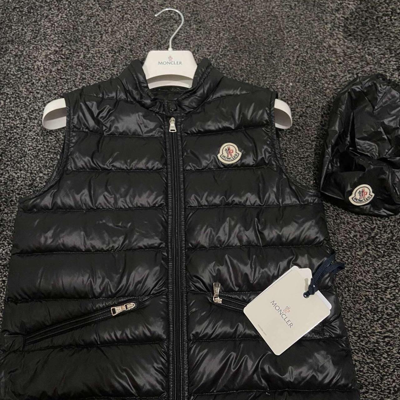 moncler gillet fits size xs-s immaculate condition... - Depop