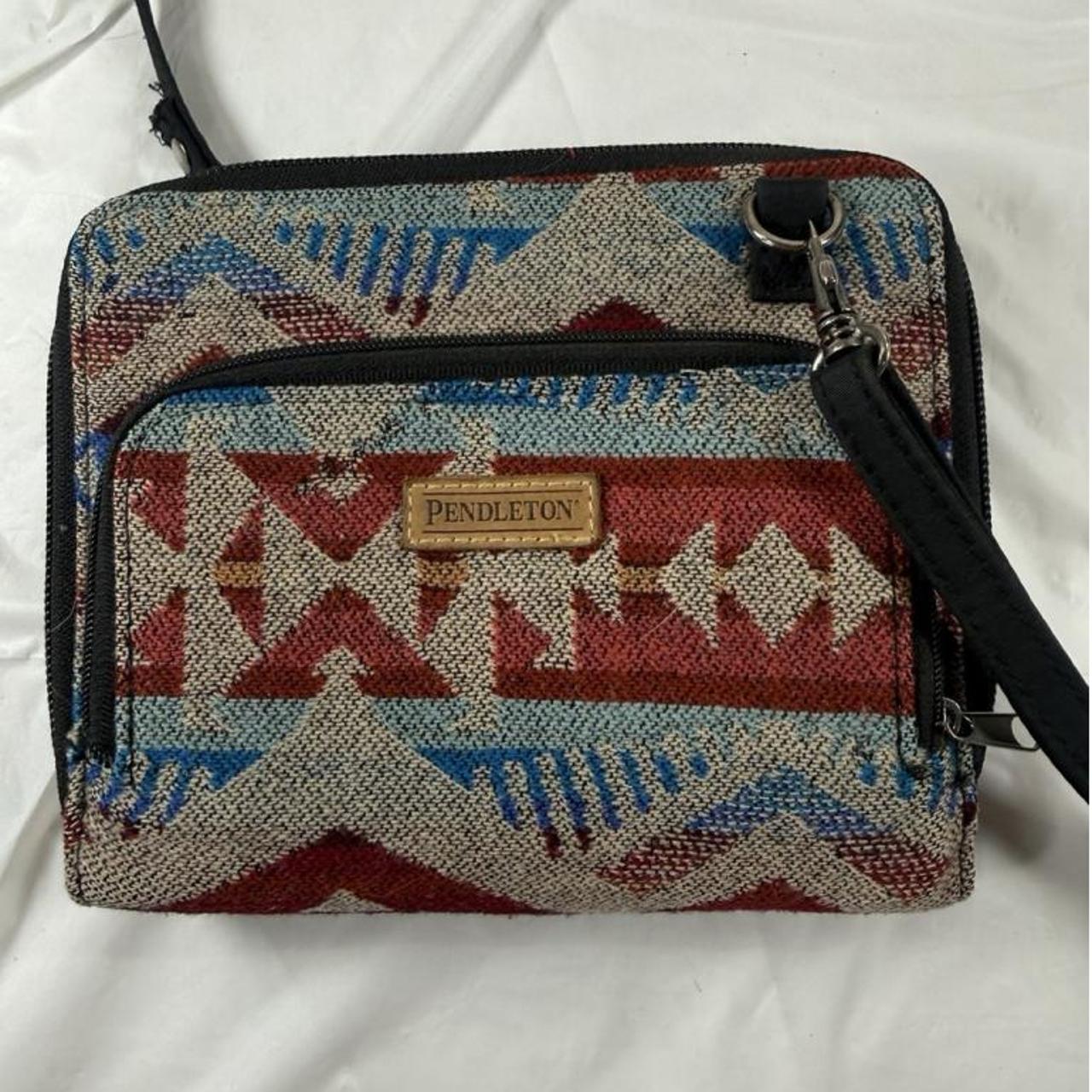 Pendleton Women's Bag - Brown/Red – Pendleton Cro… - image 4