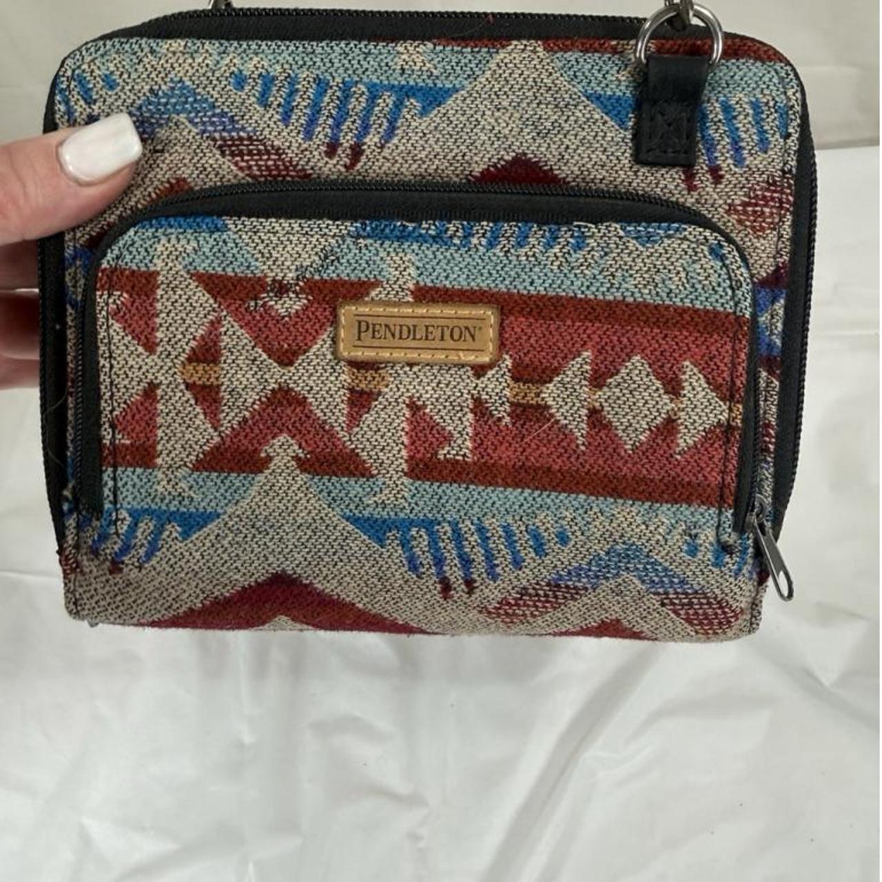 Pendleton Women's Bag - Brown/Red – Pendleton Cro… - image 3