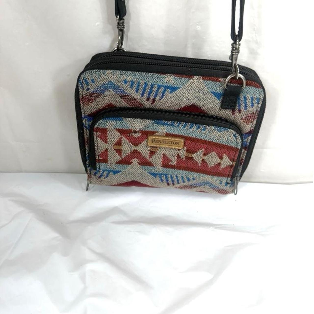 Pendleton Women's Bag - Brown/Red – Pendleton Cro… - image 1