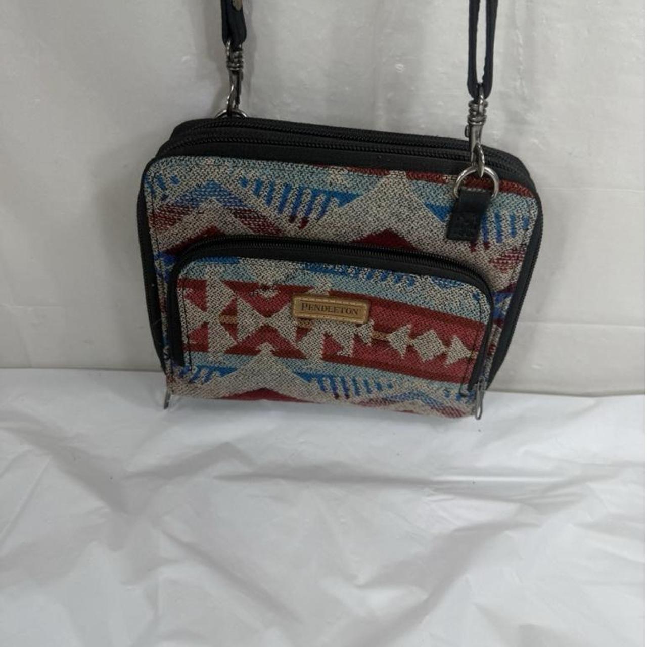 Pendleton Women's Bag - Brown/Red – Pendleton Cro… - image 2