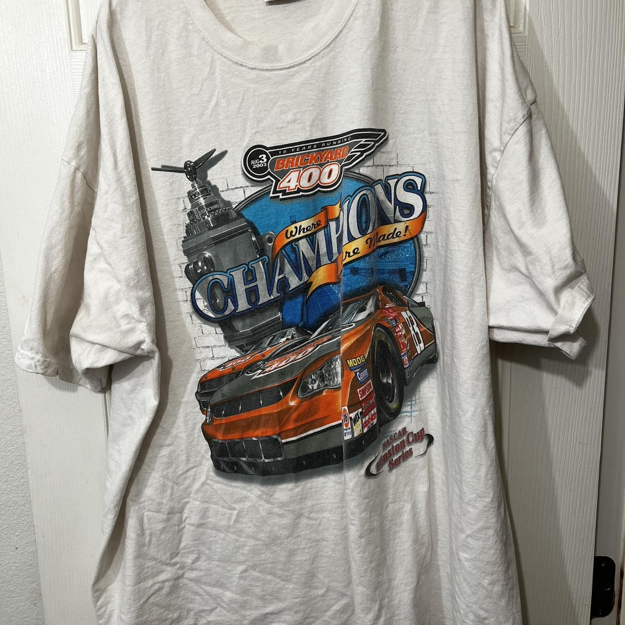 2003 Brickyard 400 Nascar shirt on a Chase Authentic Depop