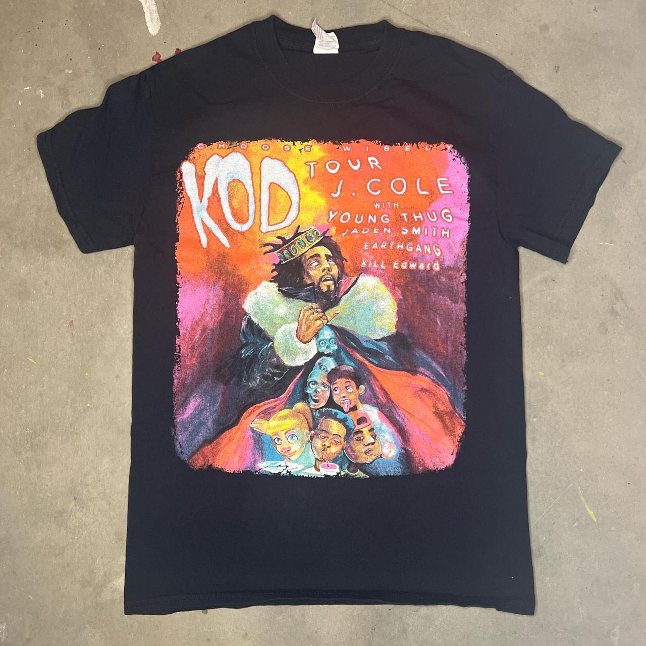 J cole offers concert shirt