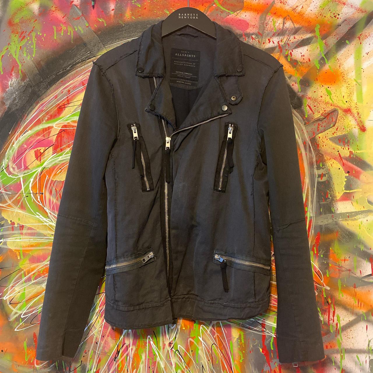 All Saints biker jacket Italian clothe XS - Depop