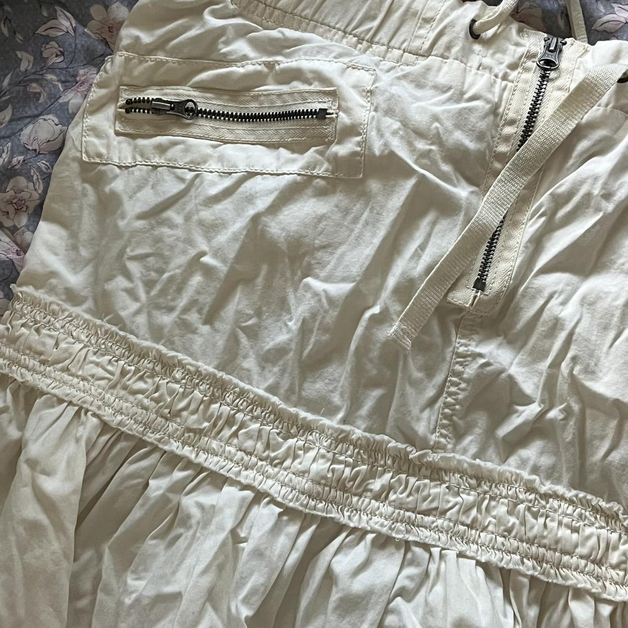 Women's Skirt - Cream/White - XS – Cream white ca… - image 2
