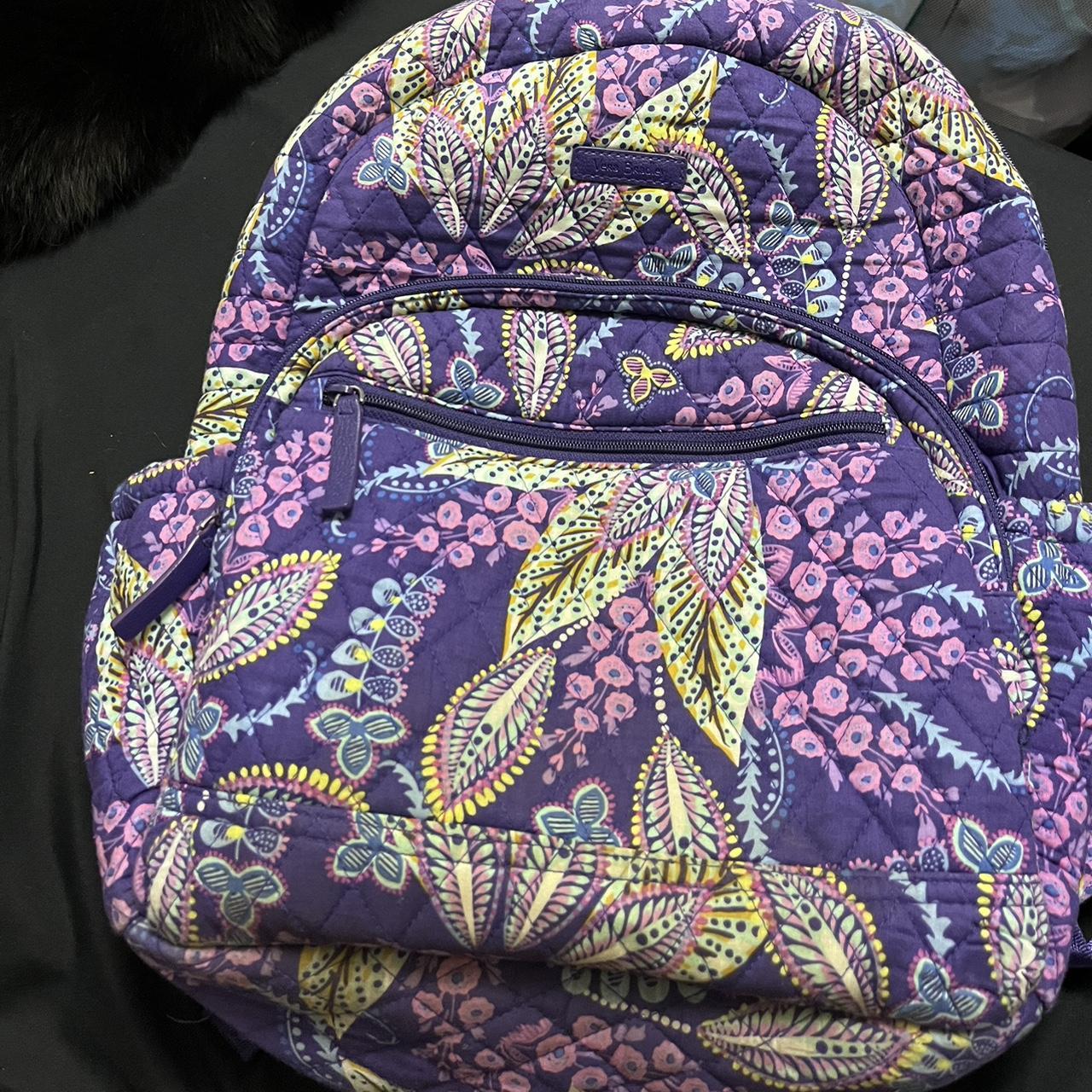 Vera bradley on sale batik leaves backpack