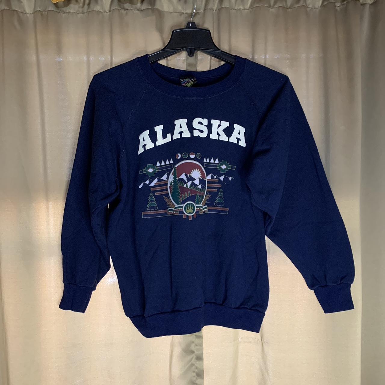 Vintage Alaska Crewneck Unisex Fits like a M/L,... - Depop