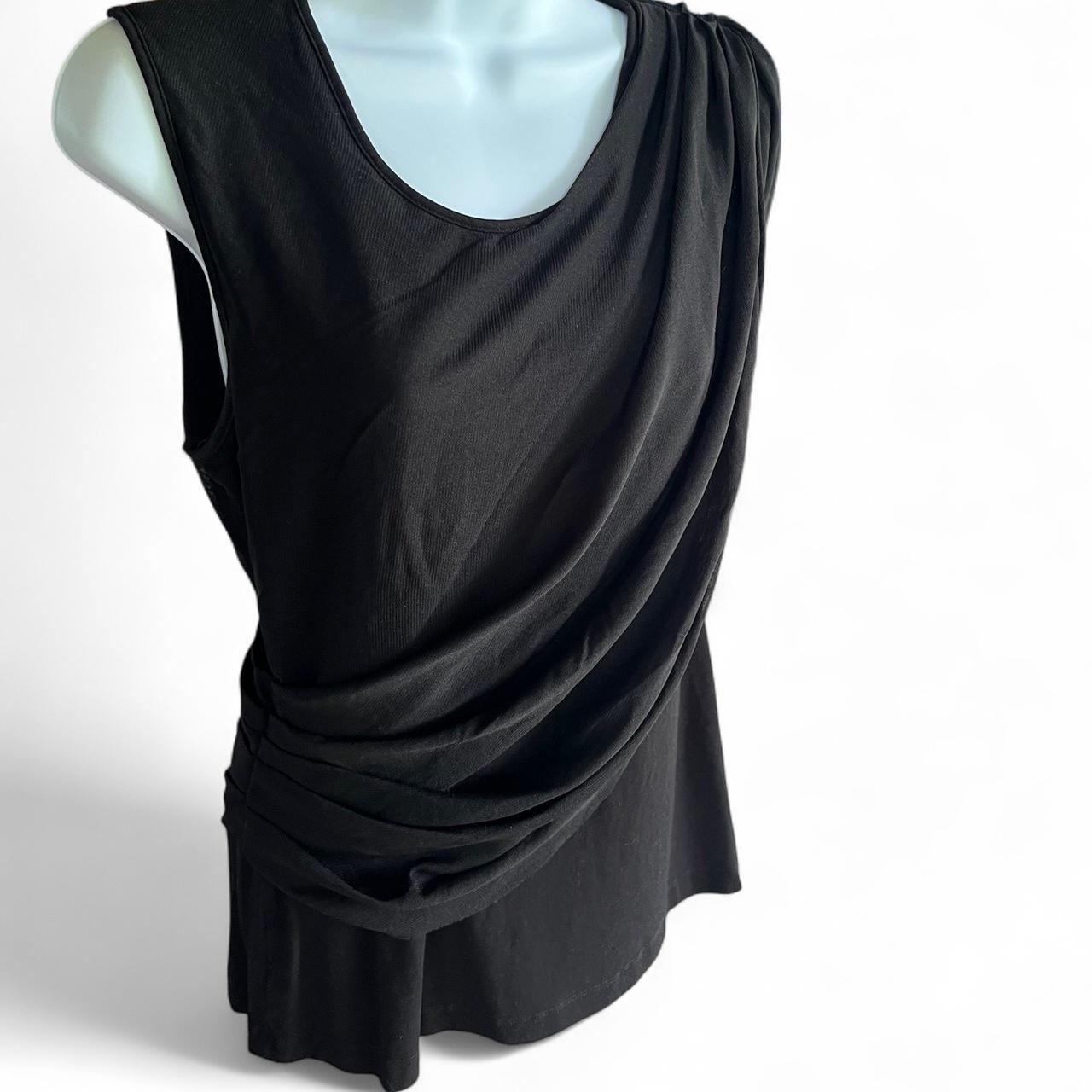 ヴィンスカムート Vince Camuto  Sleeveless Pleat Neck Luxe Cr?pe De Chine Blouse レディ Vince Camuto Luxe Crepe de Chine Sleeveless Cowl Neck Tank