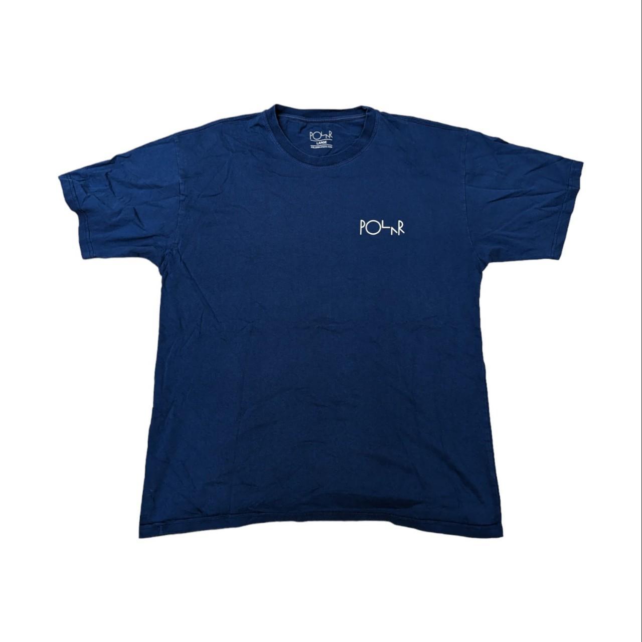 Polar Royal Blue Logo T-shirt Size Large No Flaws - Depop