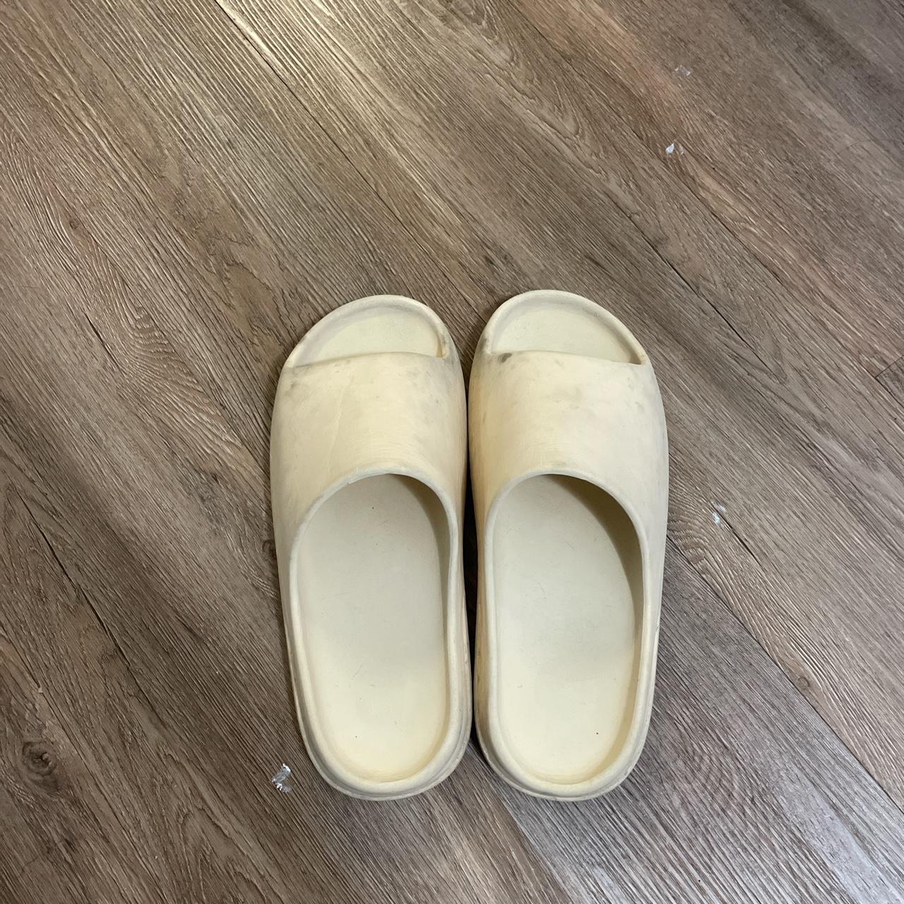 yeezy Slide - Condition: 6/10 - Size: 11 - 5$... - Depop