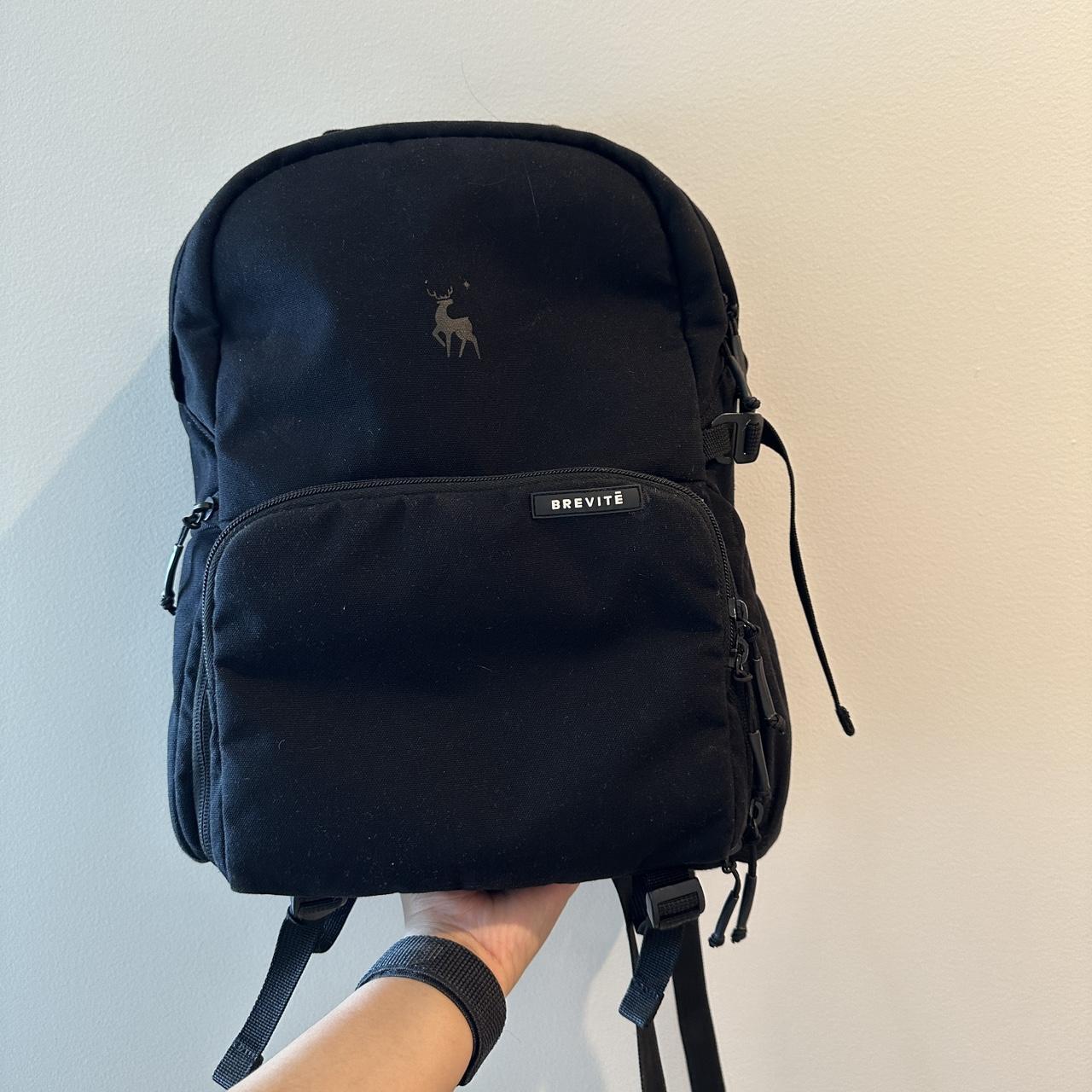 Brevite Jumper Backpack Black Original price... Depop
