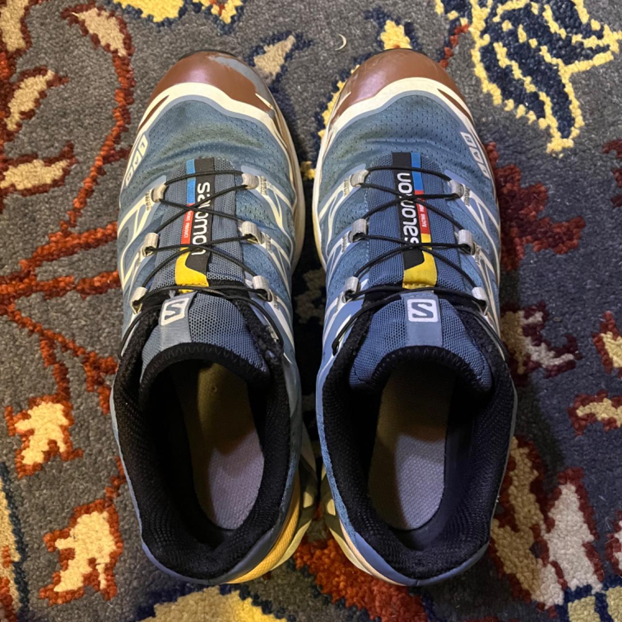 Salomon XT6 aegean blue Scuffs in front of the shoe.... - Depop
