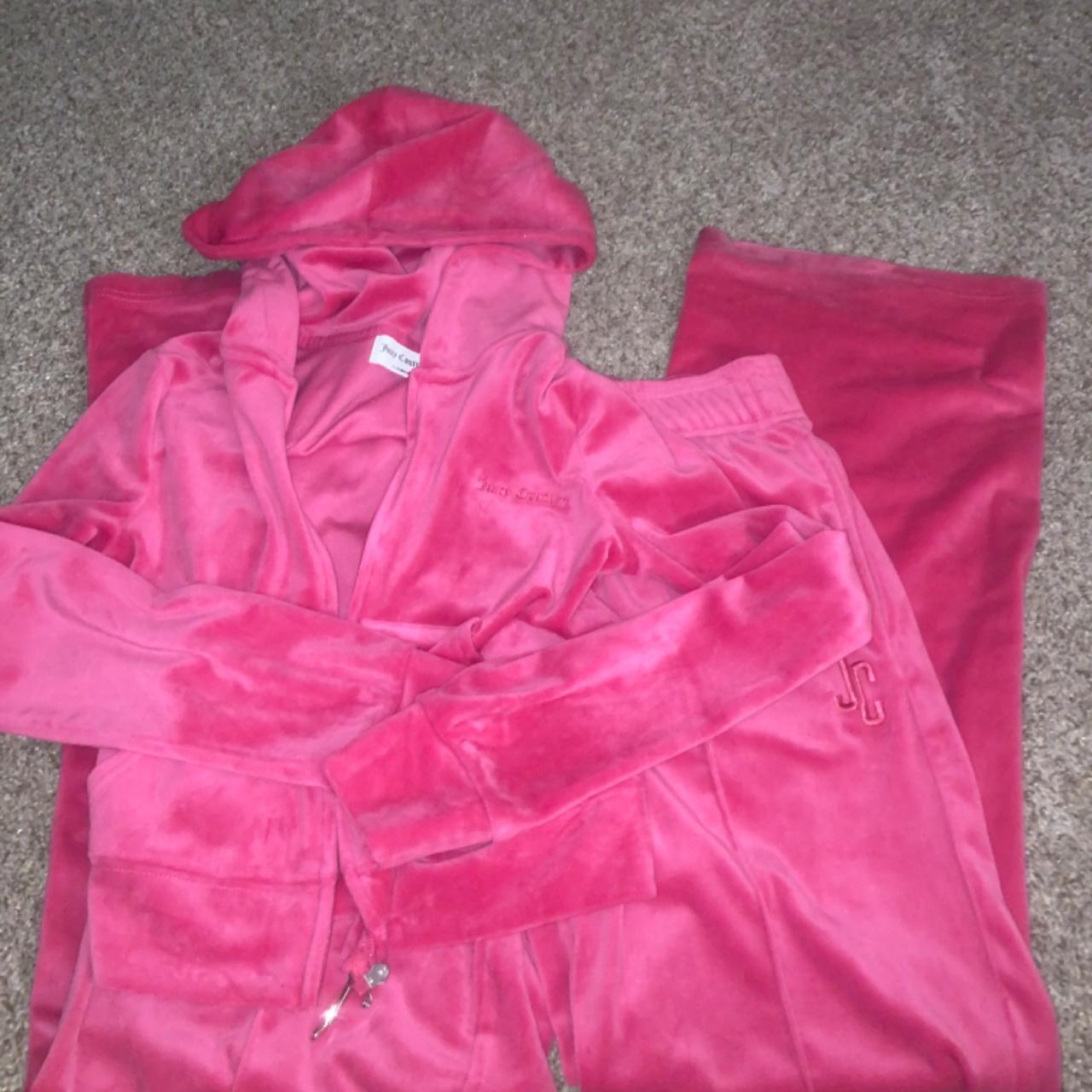 Juicy Couture Hot Pink Tracksuit Set Size Xs The J Depop 2254