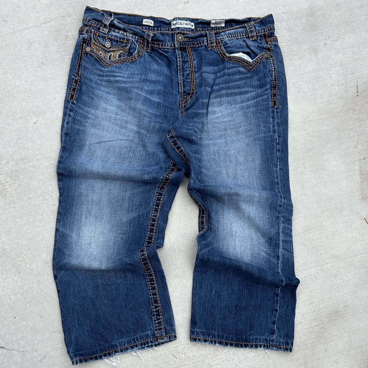 Super baggy 11 inch leg opening truer Religion like | Depop