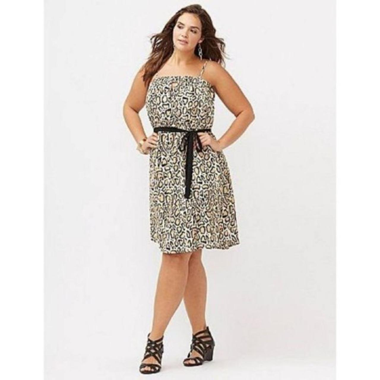 Lane bryant clearance animal print dress