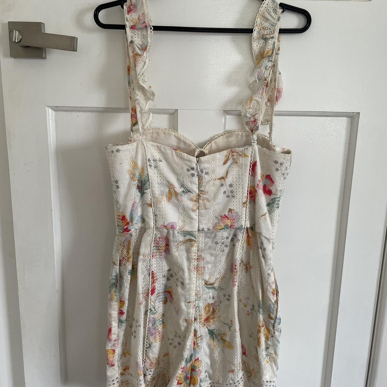 Zimmermann belle best sale bustier playsuit