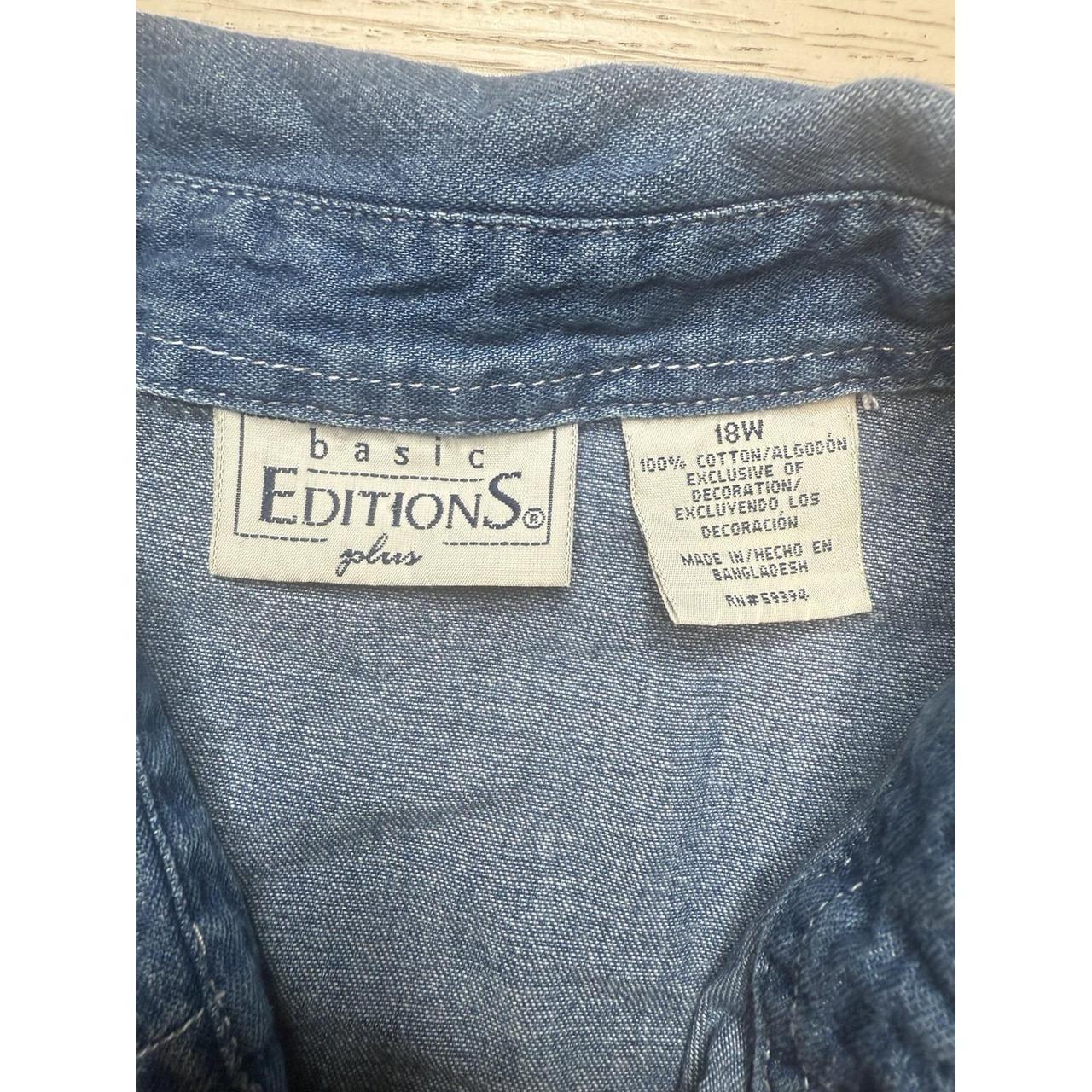 Basic Editions Women's Blouse - Blue - 18 – Basic… - image 7