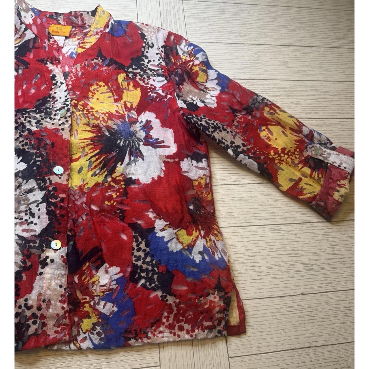 Ruby Rd. Women's Blouse - Multi/Red - 14 – RUBY R… - image 2