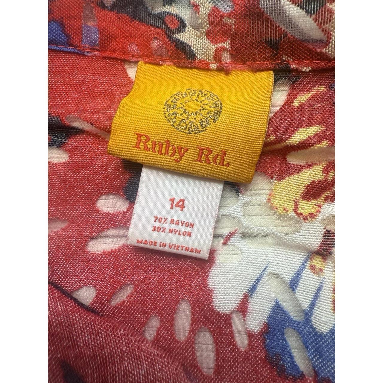 Ruby Rd. Women's Blouse - Multi/Red - 14 – RUBY R… - image 5