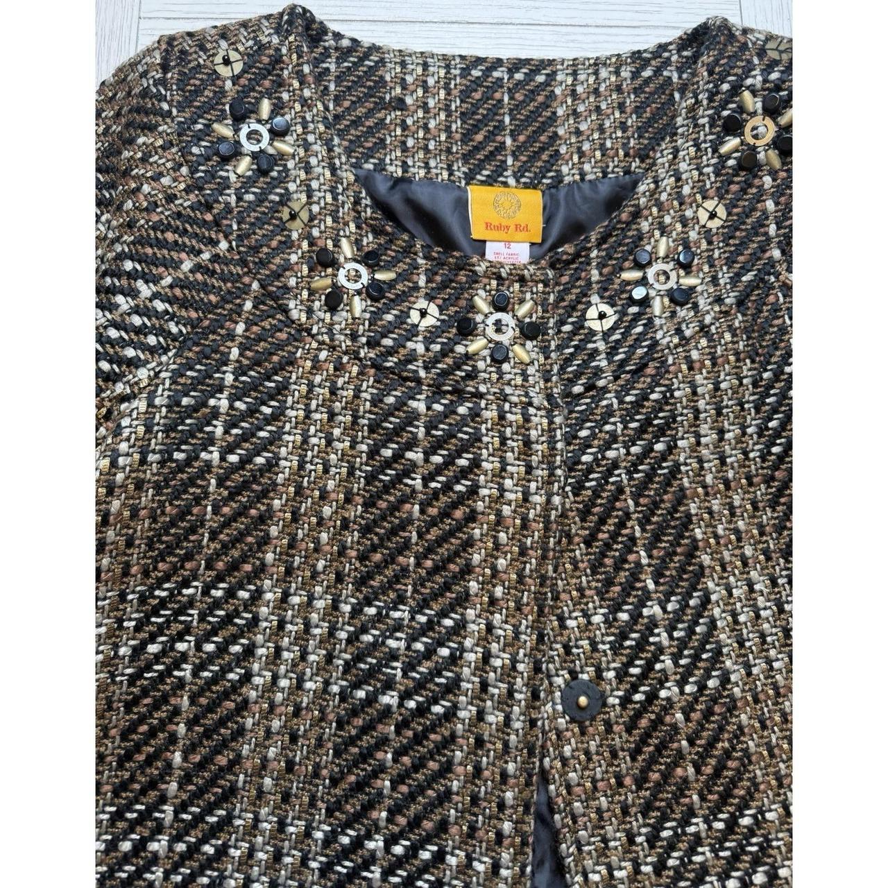 Ruby Rd. Women's Blazer Jacket - Brown - 12 – Rub… - image 2