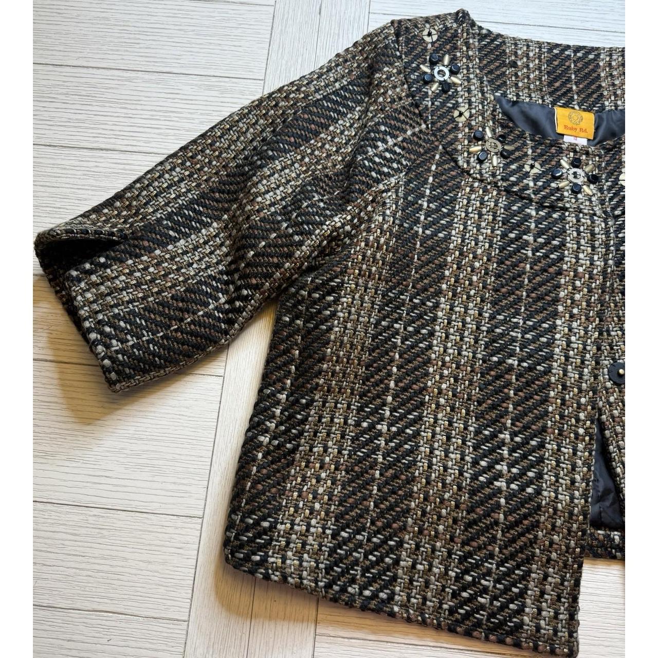 Ruby Rd. Women's Blazer Jacket - Brown - 12 – Rub… - image 3