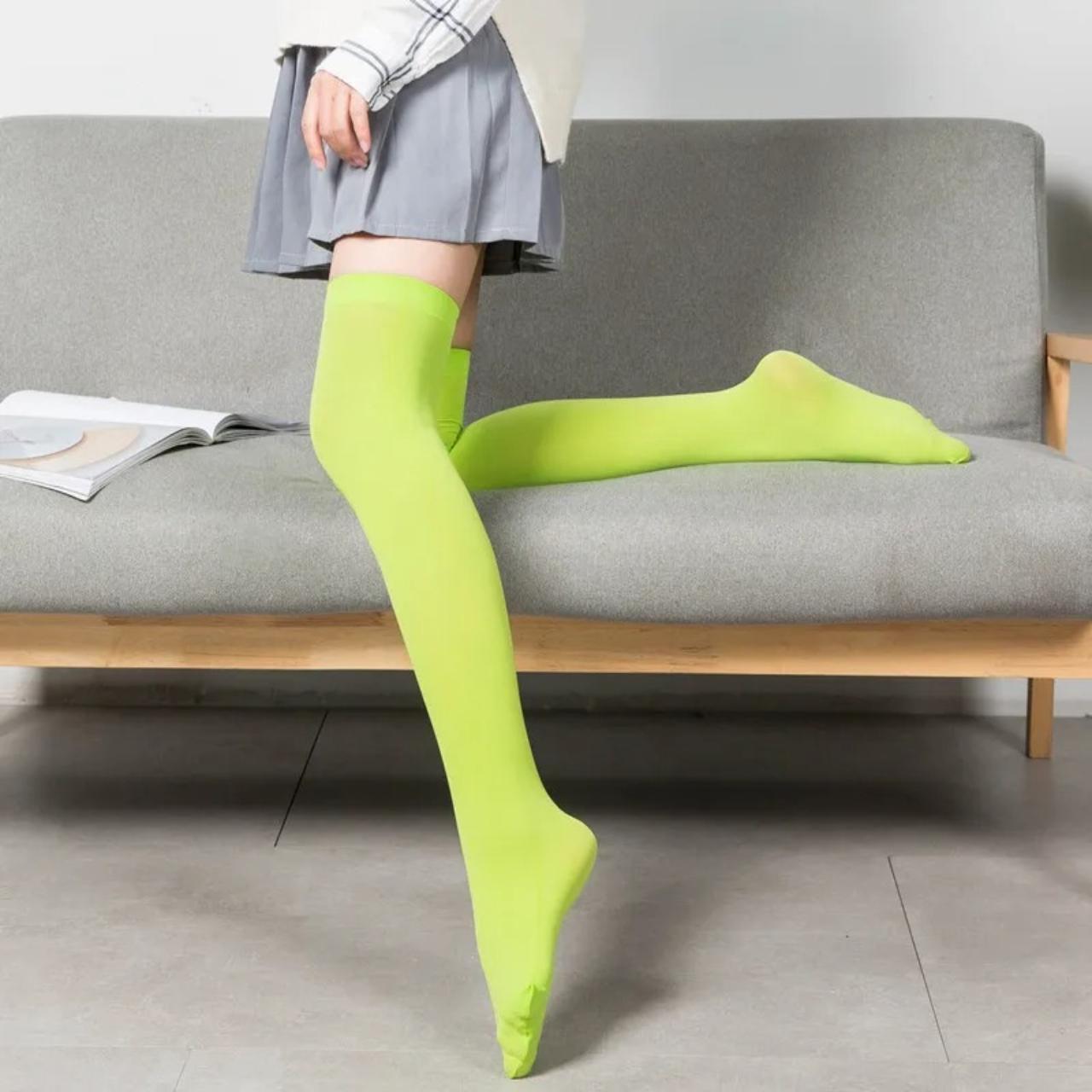 Women's Green Socks & Tights