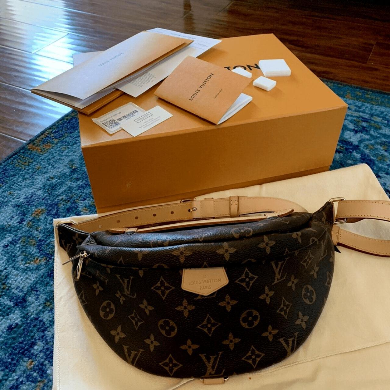 Louis Vuitton Bumbag Monogram Canvas Brown Wear it... - Depop