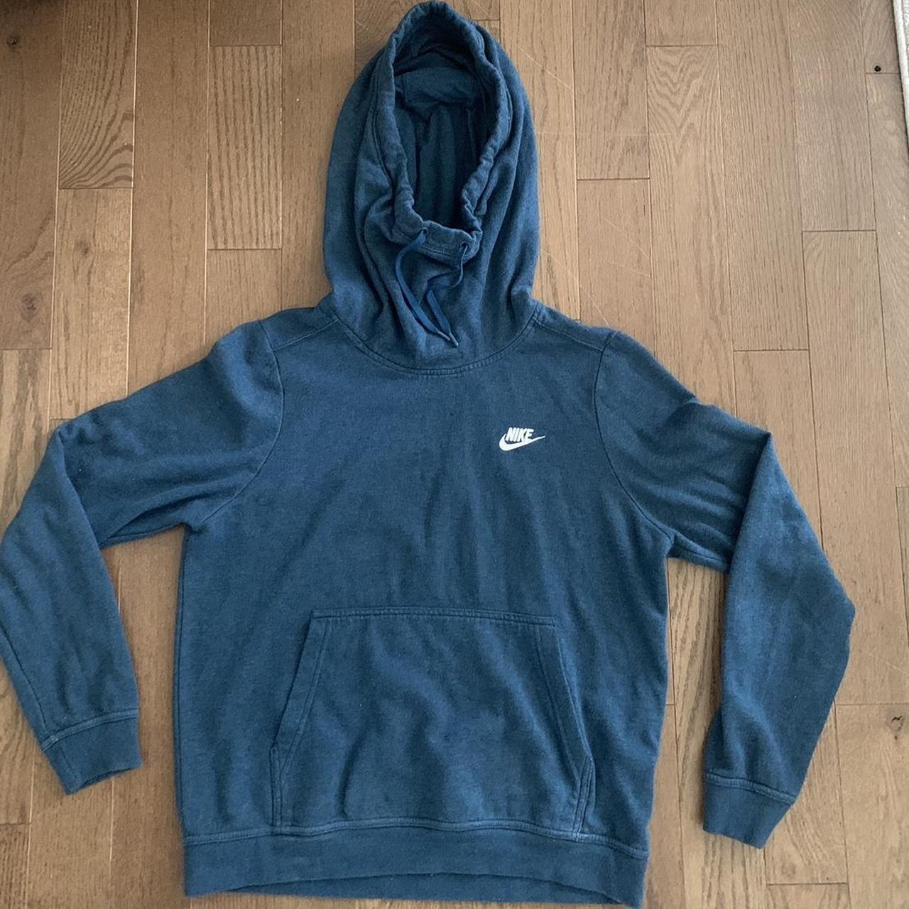 mens nike hoodie blue