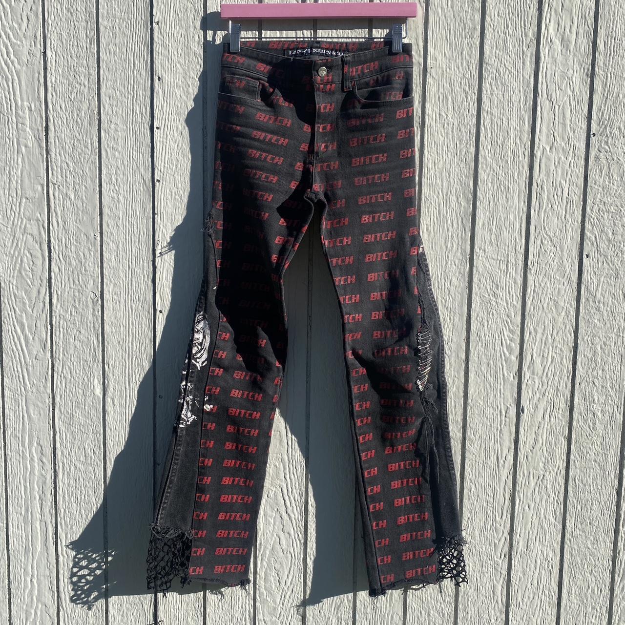 lip service b**** flared jeans 28 waist 30 length... Depop