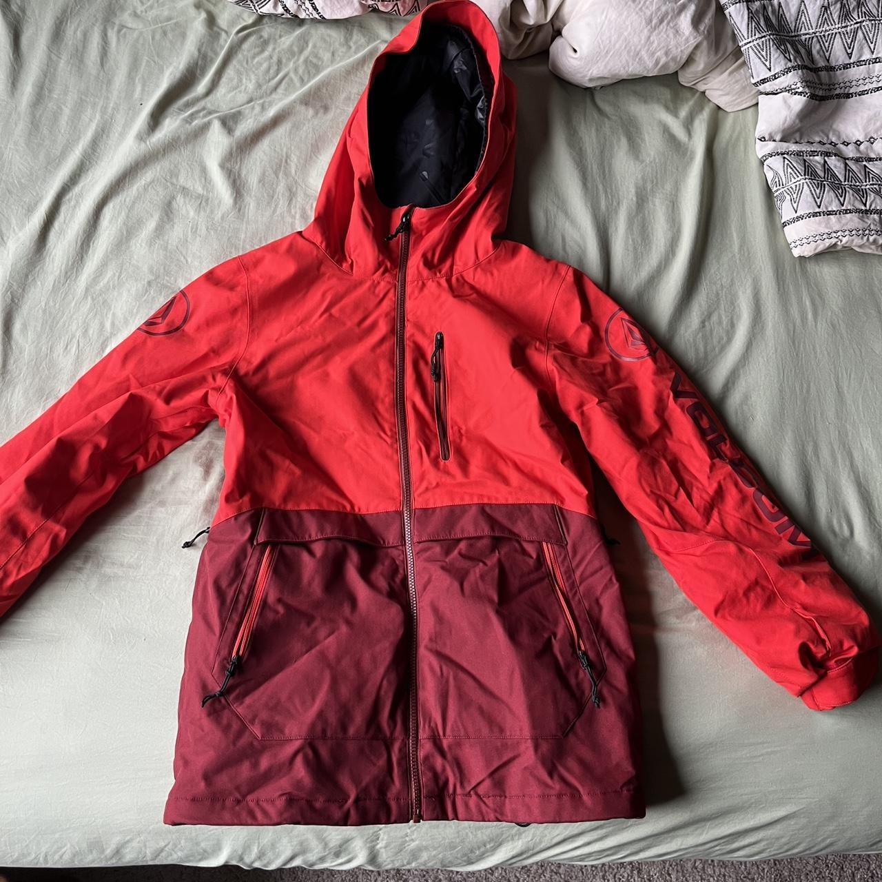 Volcom Men's Jacket - Red - XS – Red Volcom ski j… - image 1
