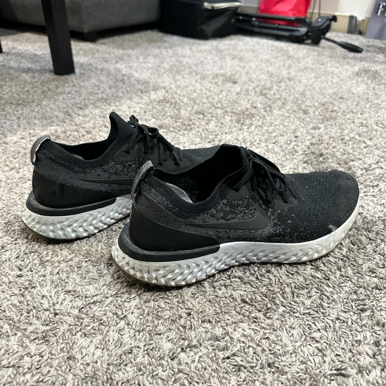 nike epic react black dark grey