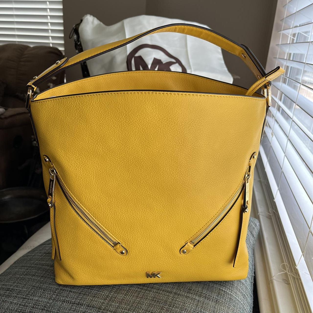 Michael Kors Evie Sunshine Hobo Shoulder Handbag. Depop