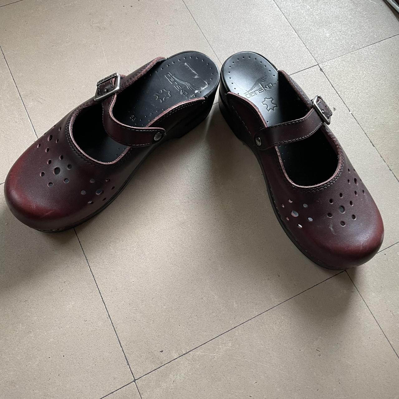 Dansko clogs burgundy online