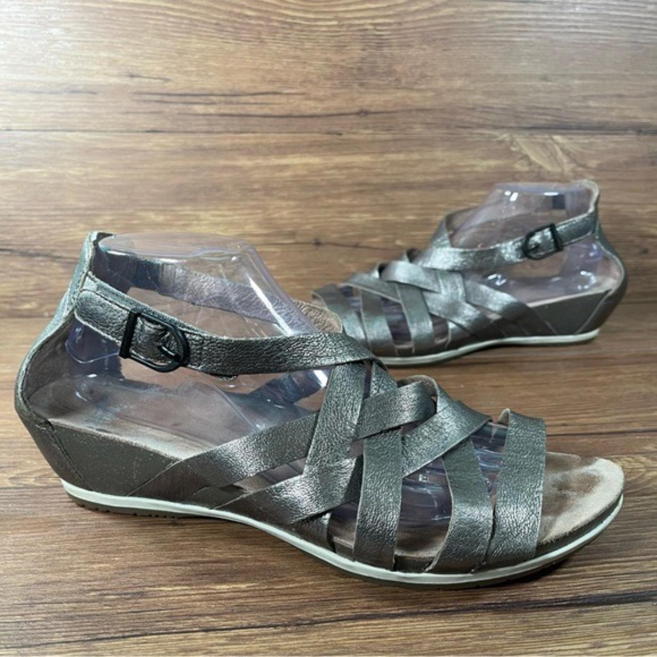 Silver dansko sandals on sale