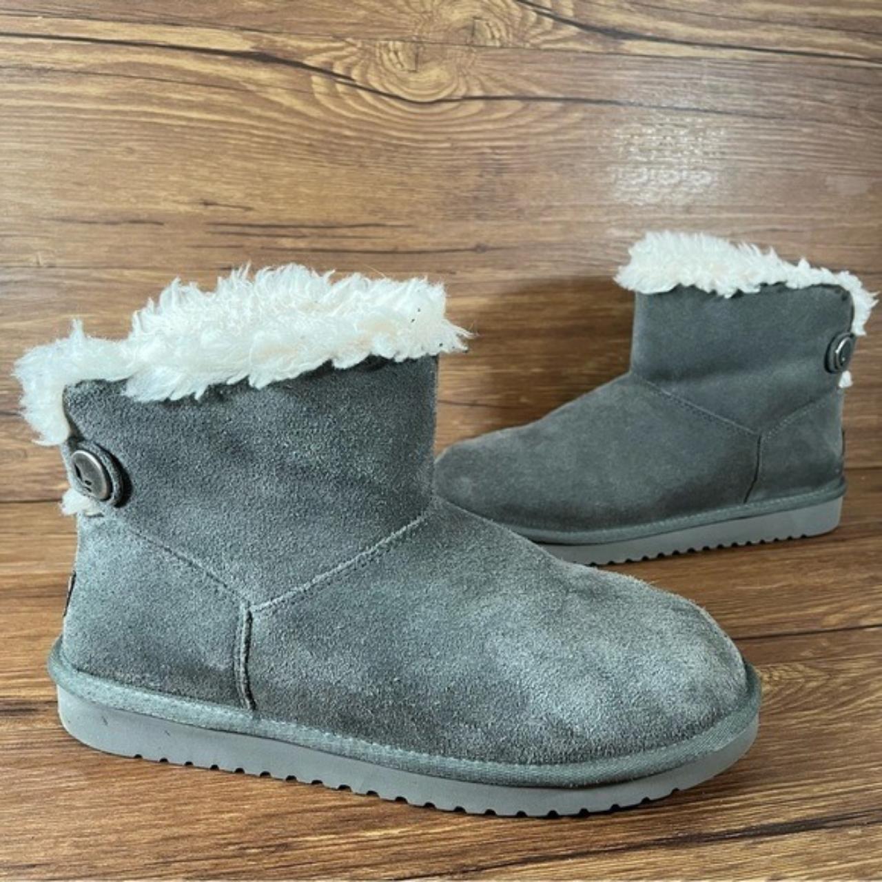 Koolaburra By UGG Jordina Gray Suede Winter Boots. Depop