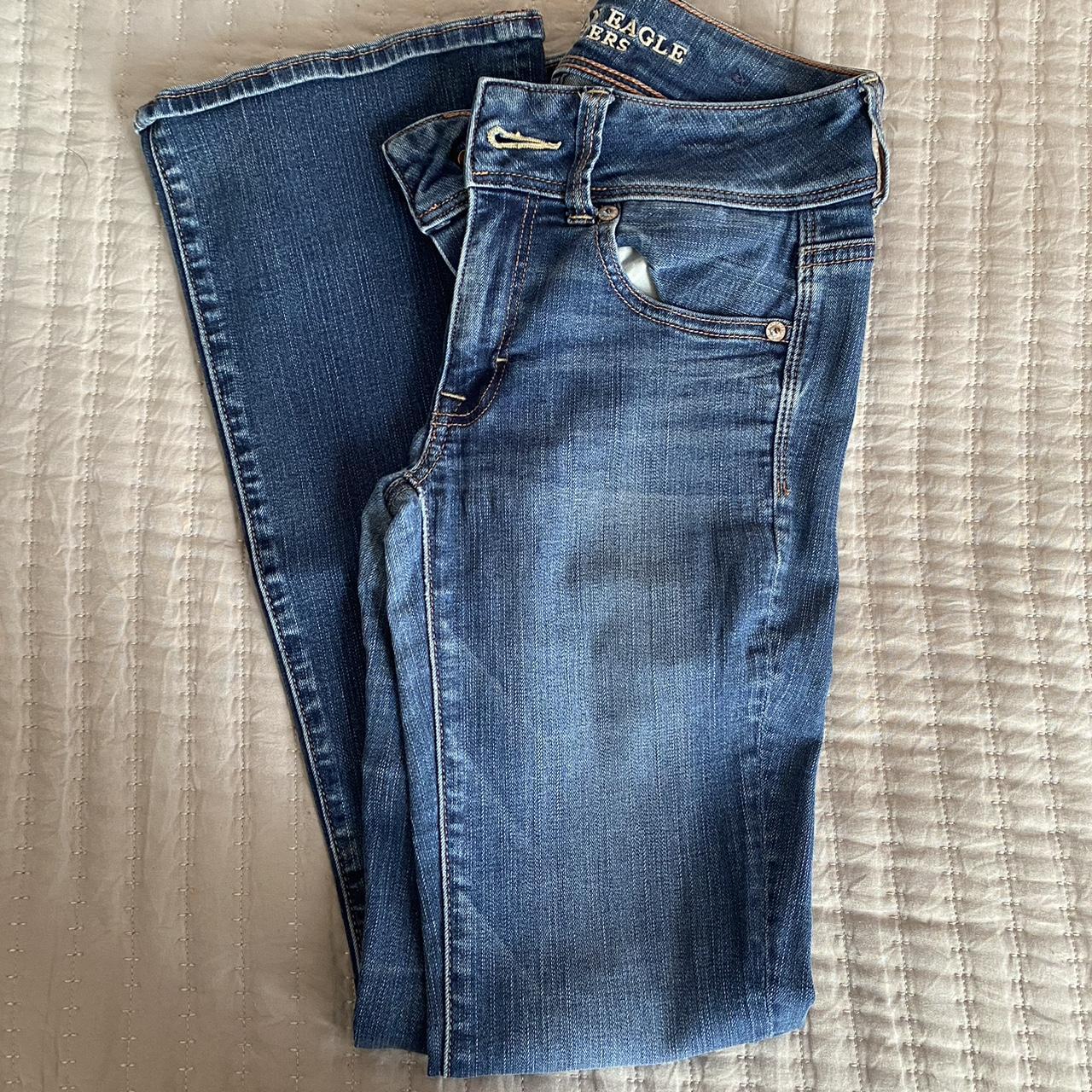 american eagle boot cut jeans in great condition,... - Depop