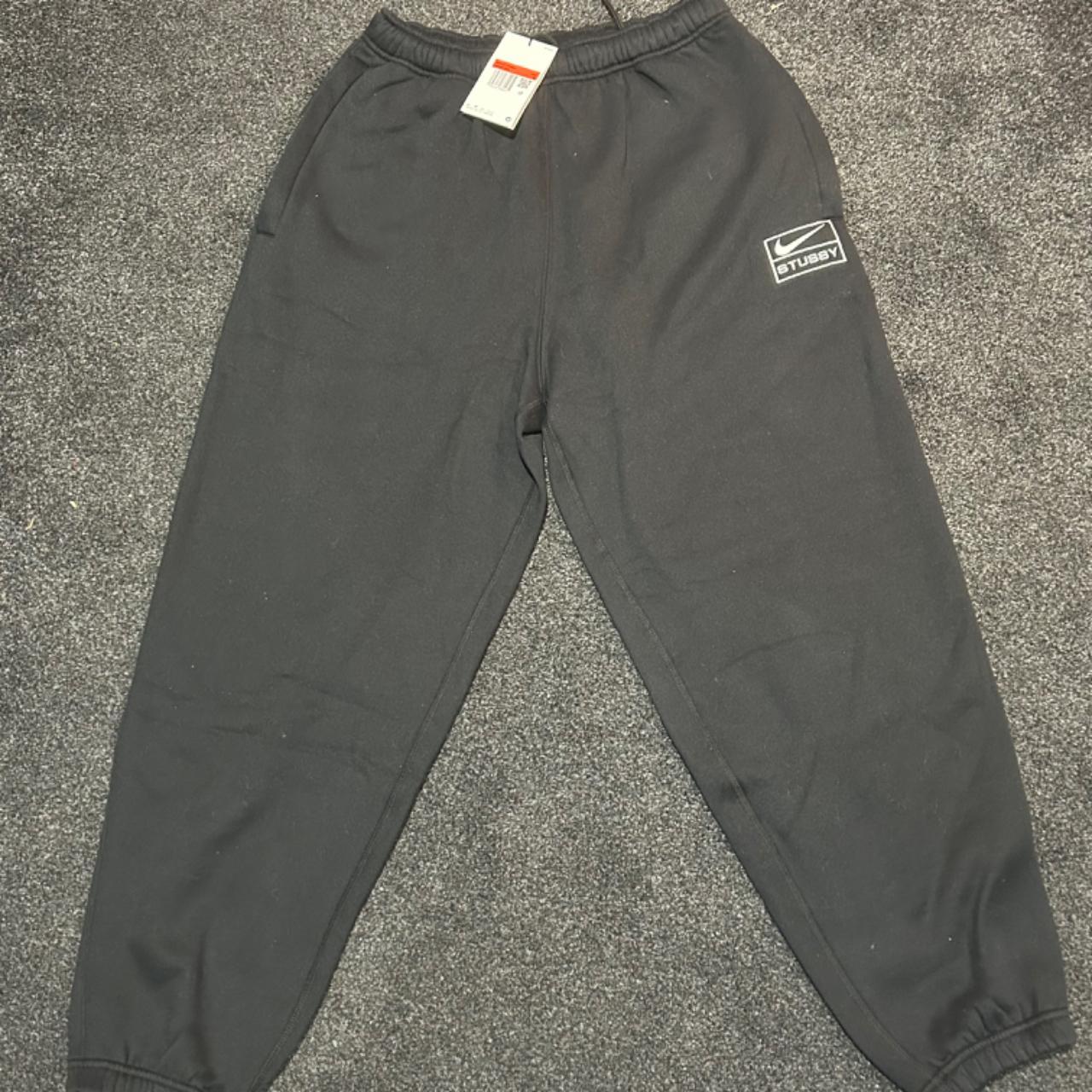 Nike x stussy black joggers brand new with tags... - Depop