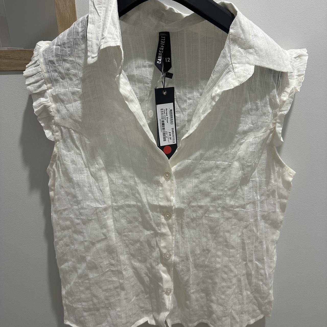 All Of White Sheer Blouse – Dangerfield