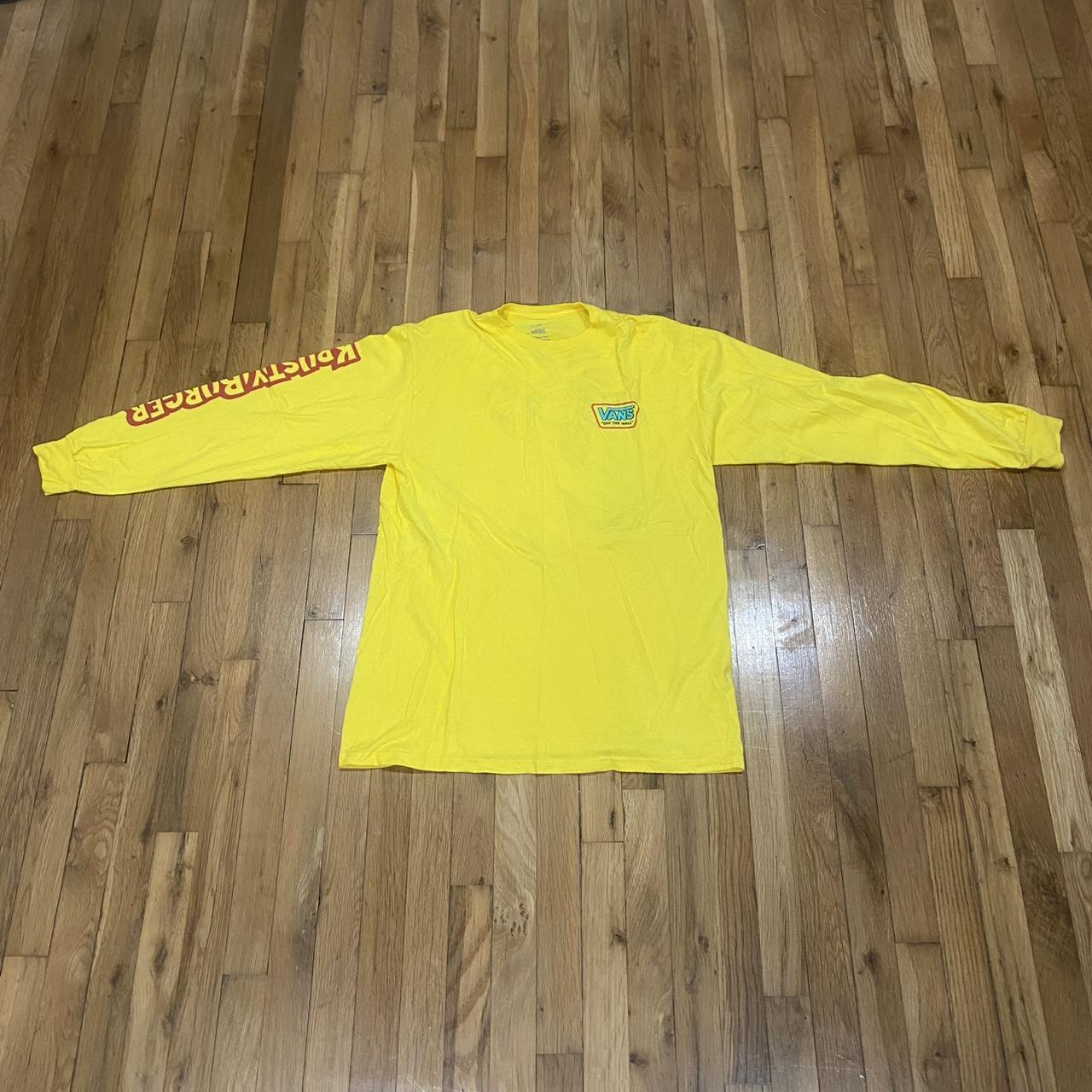Vans Men's Shirt Yellow L – Vans x The Simpsons Long sleeve