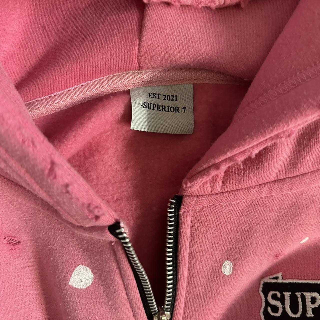 Men's Jacket - Pink - M – patchwork jacket patchw… - image 2