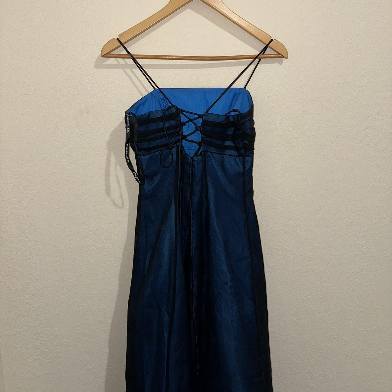 Morgan and Co. Formal blue dress - Depop