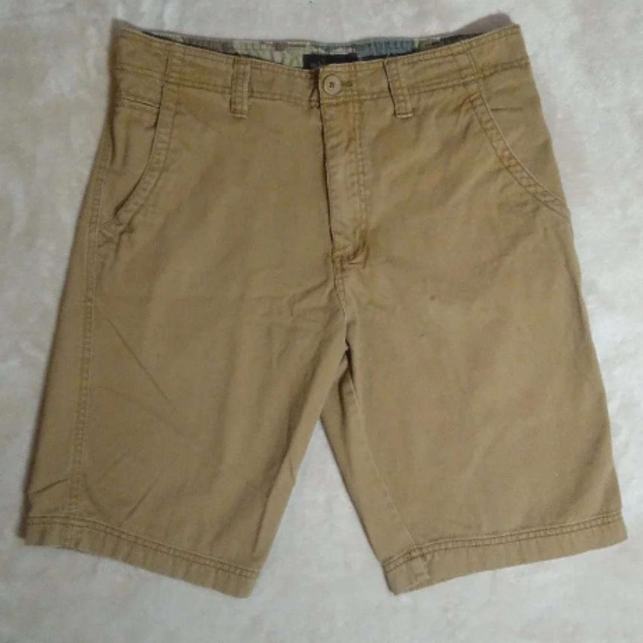 Men's Khaki / Camo Lining Shorts - New Condition Sz:... - Depop