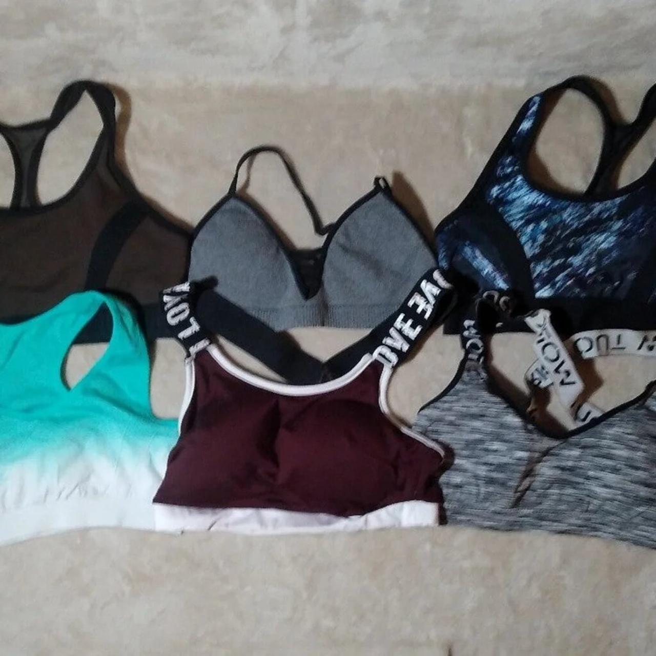 Womens Sports Bra's Lot of 6 - Good Condition Size - Depop