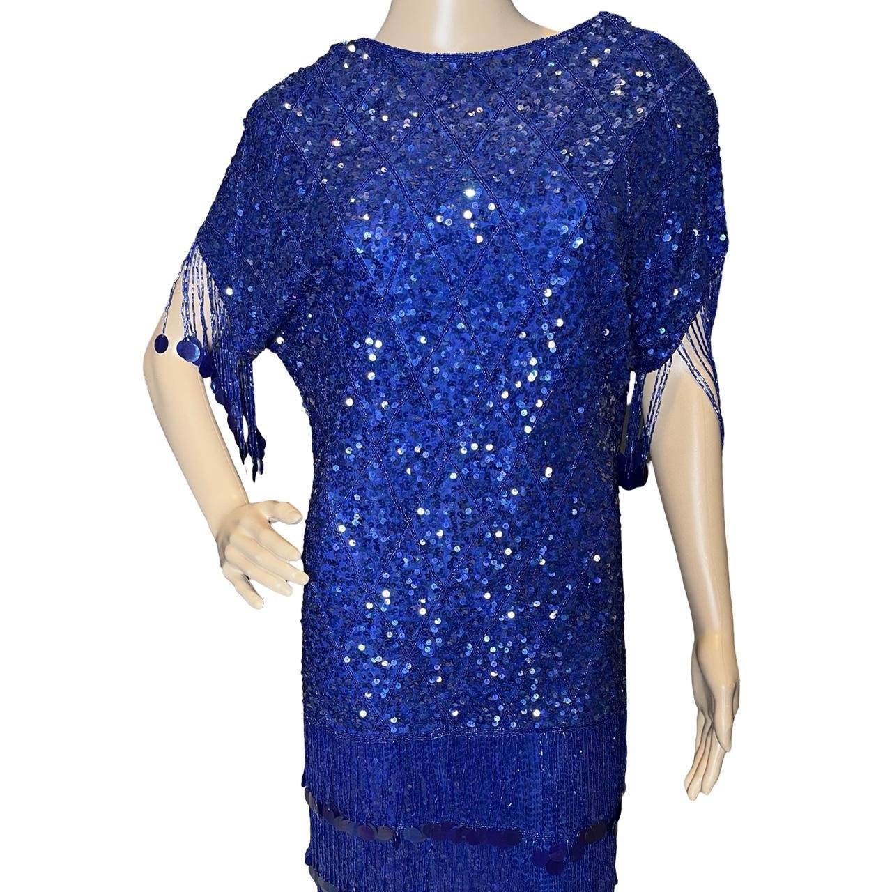 Neiman marcus royal blue dress best sale