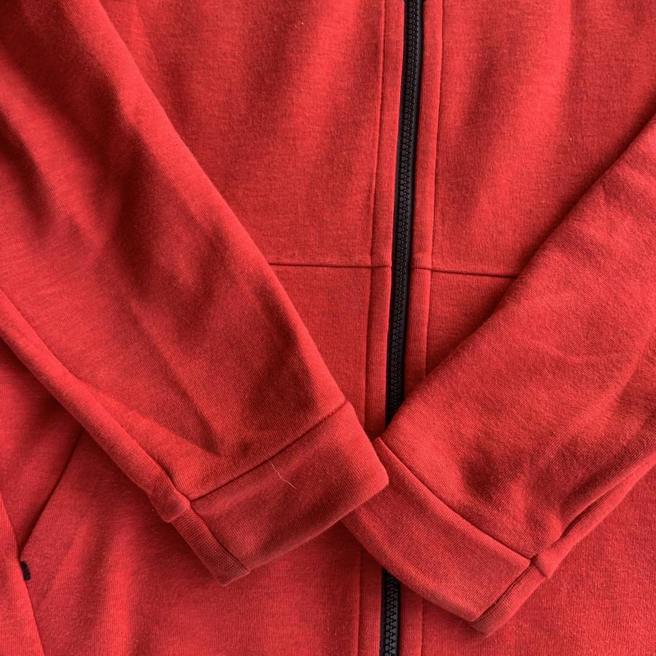 red nike zip up hoodie men's