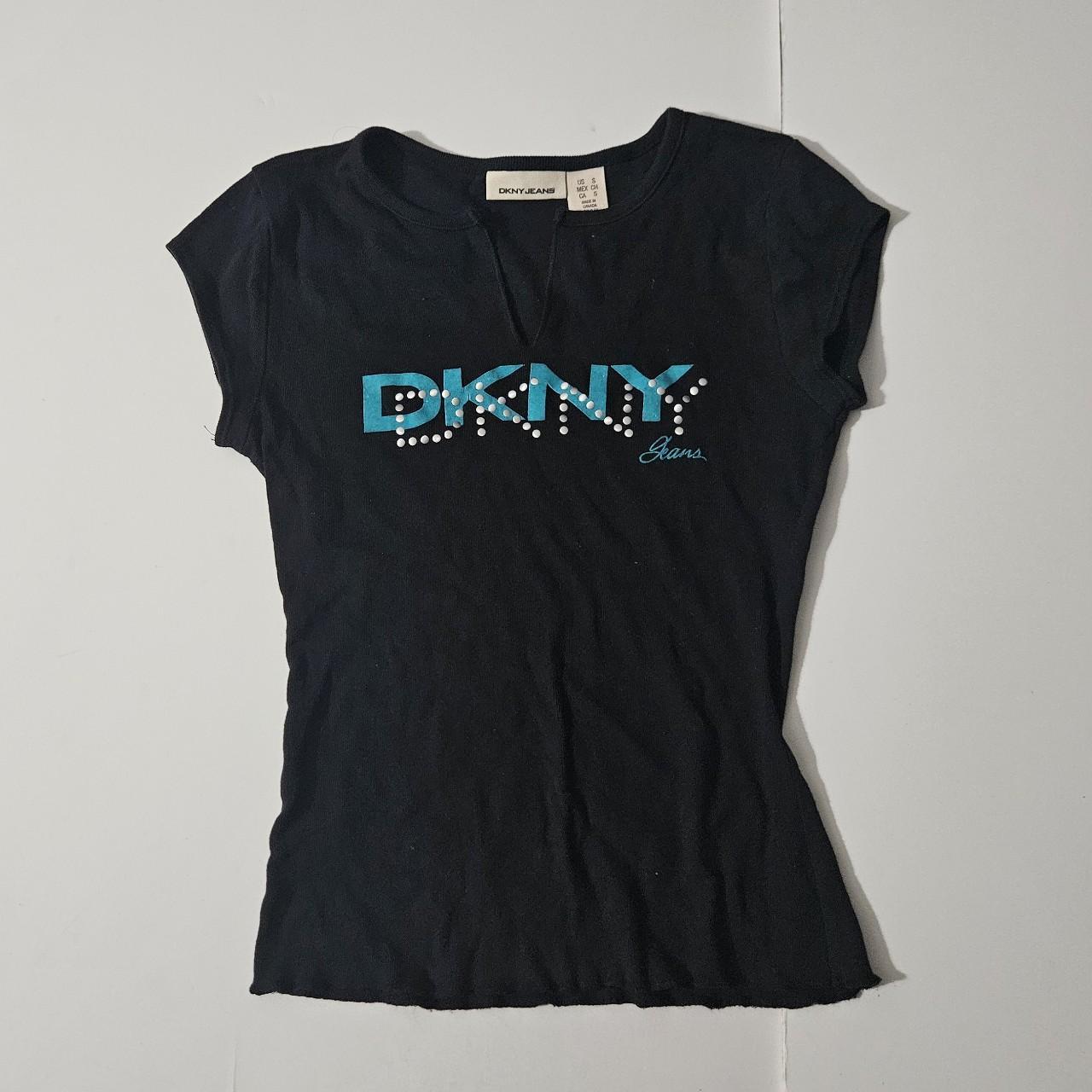 Early 2000s y2k mallcore cute dkny rhinestones baby... Depop