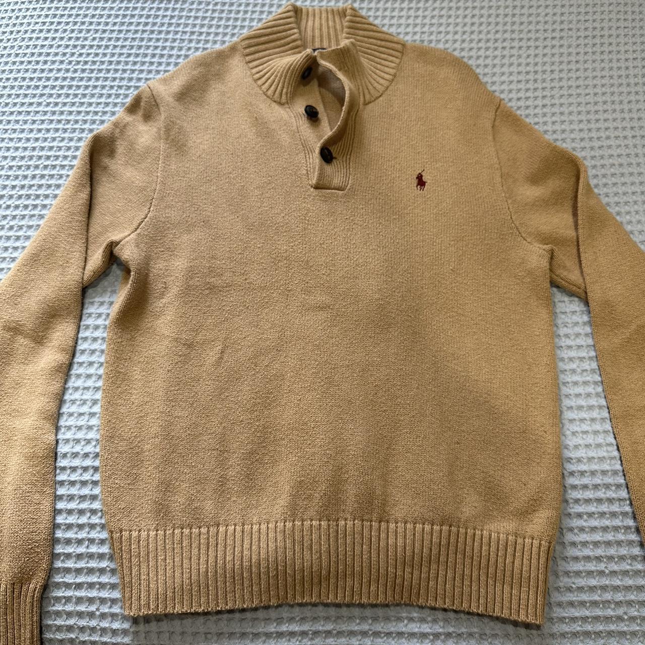 Polo Ralph Lauren sweater -beige colour -only worn... - Depop