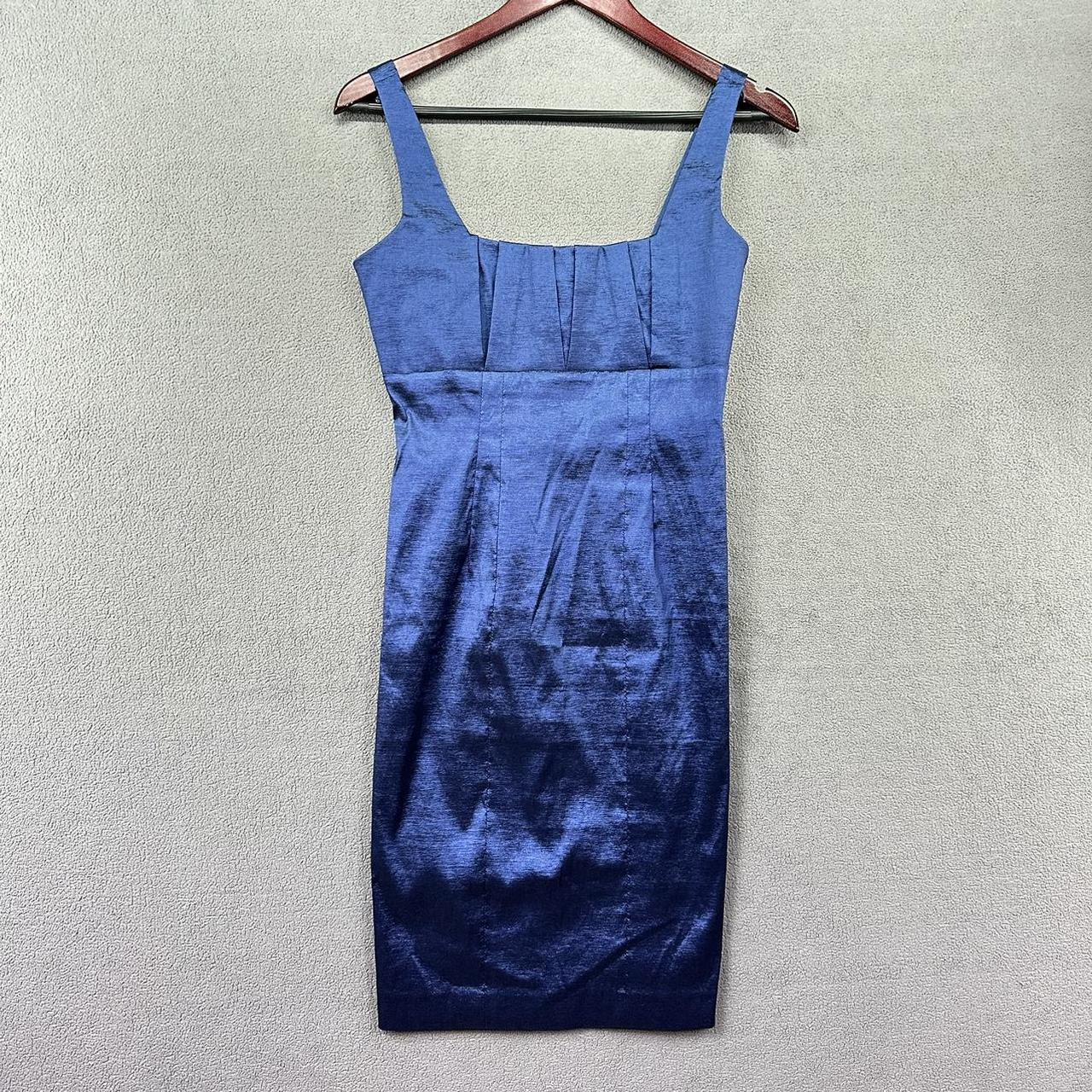 Blue velvet best sale calvin klein dress