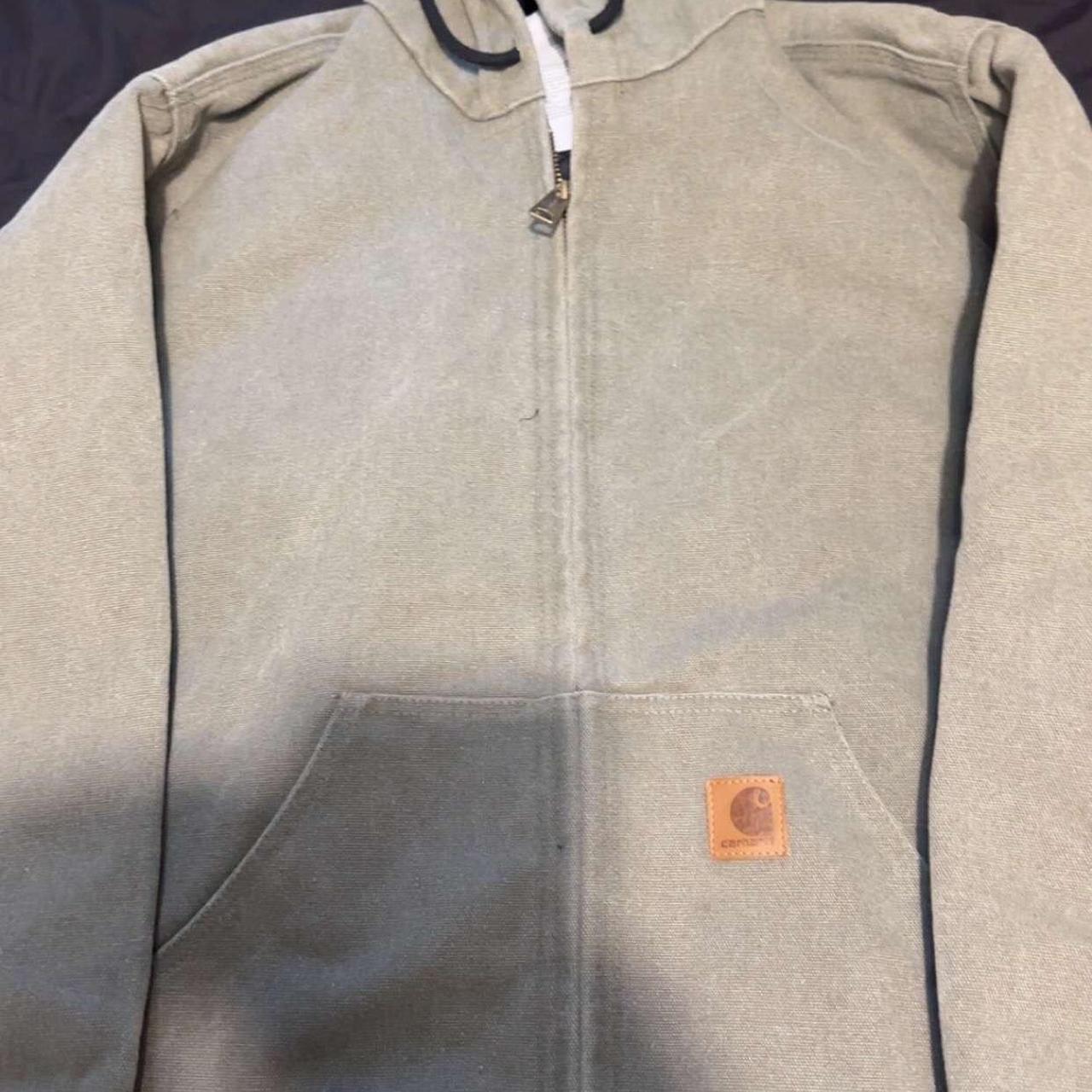 Carhartt J130 moss green Used Size m Perfect condition - Depop
